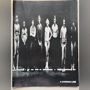 1977 A CHORUS LINE NY Shakespeare Festival Program w/Bebe Neuwirth & Lauren Tom